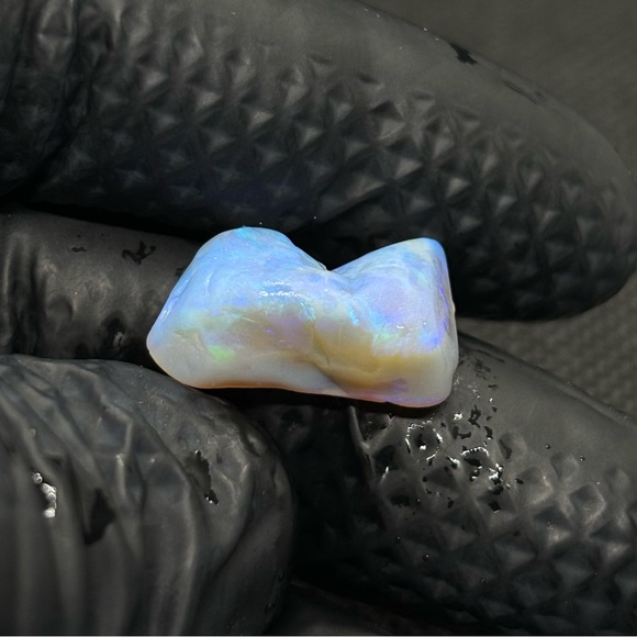 Blue Ridge Mountain Australian Lightning Ridge Sculpting Opal Showpiece - Picture 5 of 10